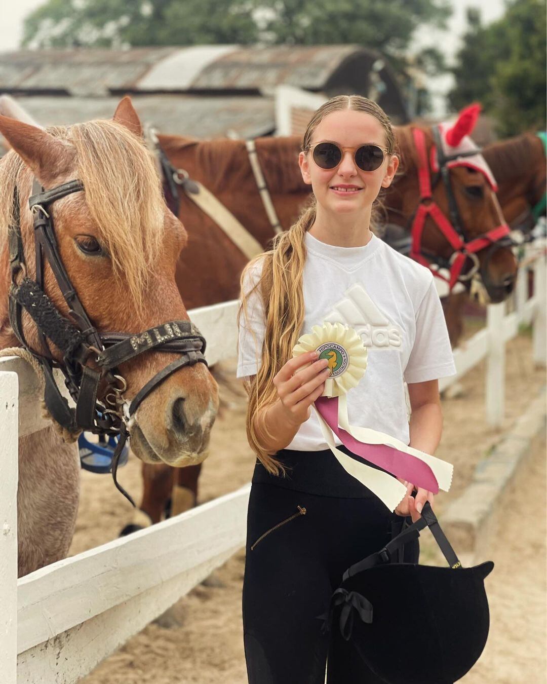 Isabella Goycochea, la hija de Flor de la V y de Pablo Goycochea. Gentileza Instagram.