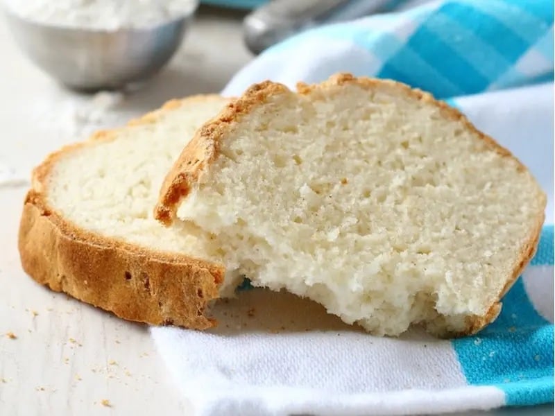 Pan de arroz sin harina. La receta paso a paso.