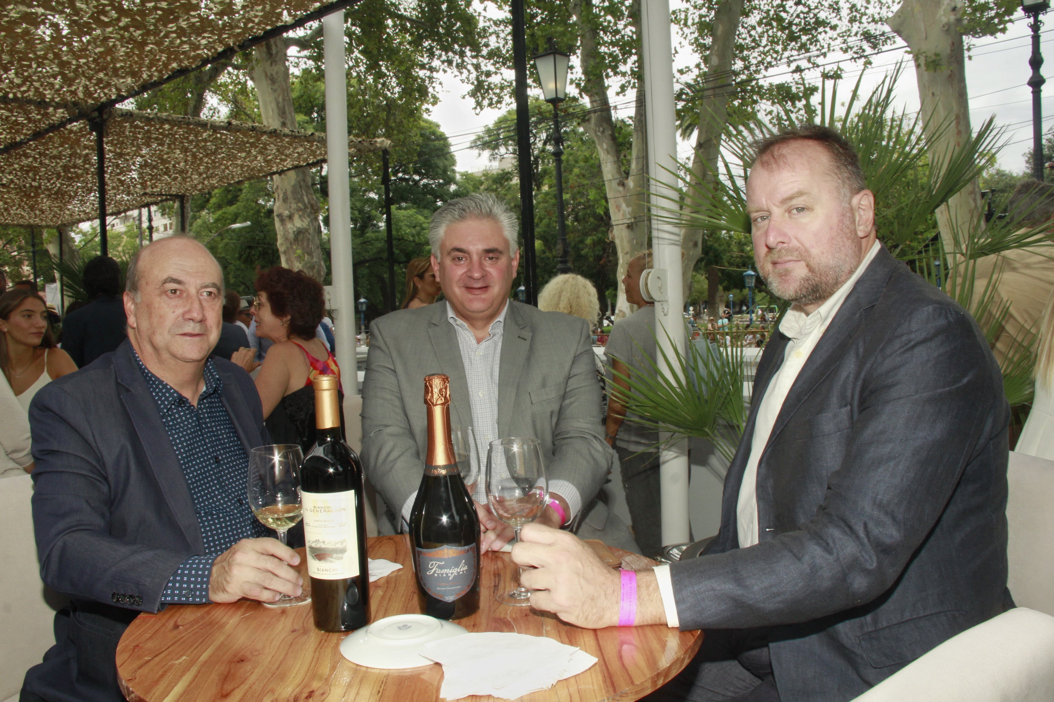 Luis Moreno, Silvio Alberto y Pablo Globbler. - Foto: Fernando Grosso / Los Andes