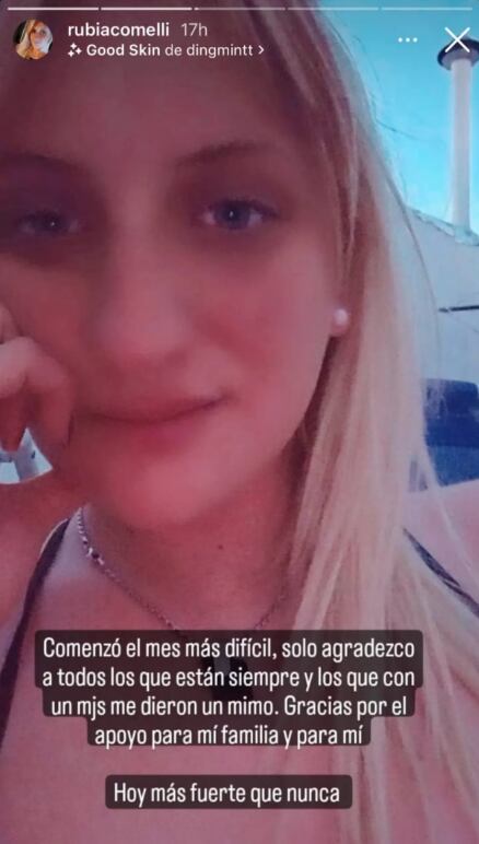 El mensaje de Micaela Comelli cuando comenzó el juicio por el crimen de Fernando Báez Sosa. Foto: Instagram/Micaela Comelli