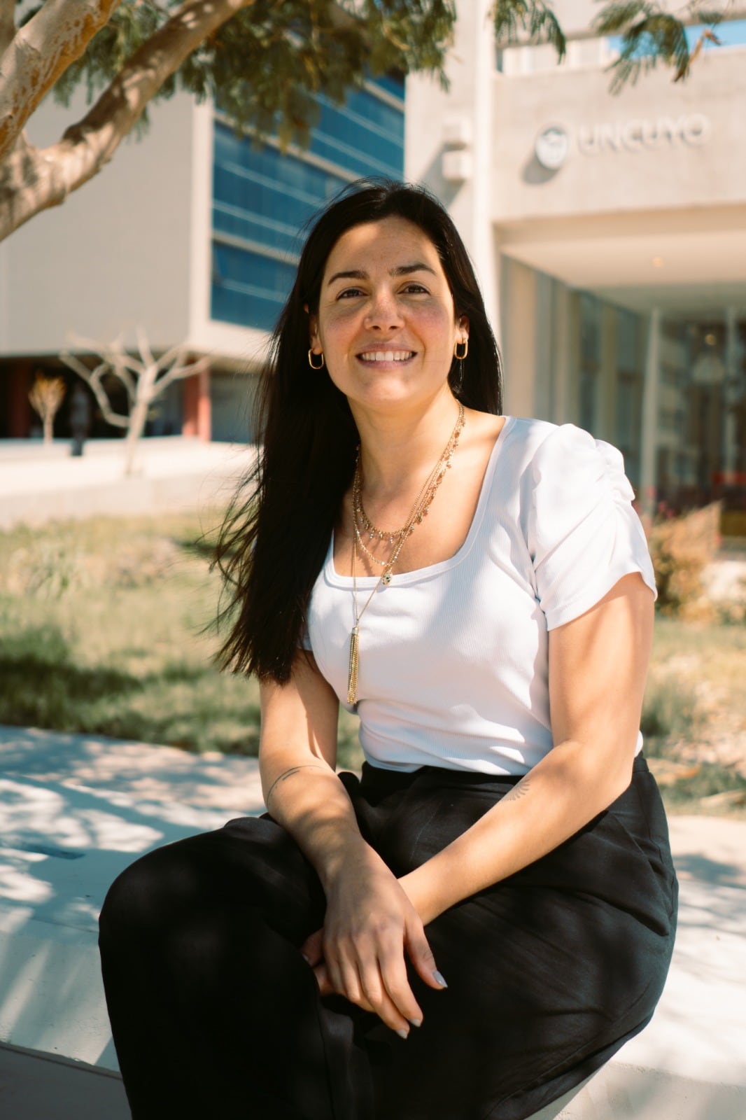 Patricia Soria, emprendedora tecnológica mendocina y una de las creadoras de la plataforma de gestión de capital humano "Quienvino". Foto: Gentileza