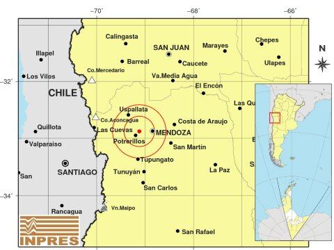 Dos sismos ocurrieron cerca de las 20.20 de ayer. Ambos se produjeron con un minuto de diferencia.