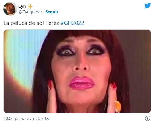 Los memes por el look de Sol Pérez