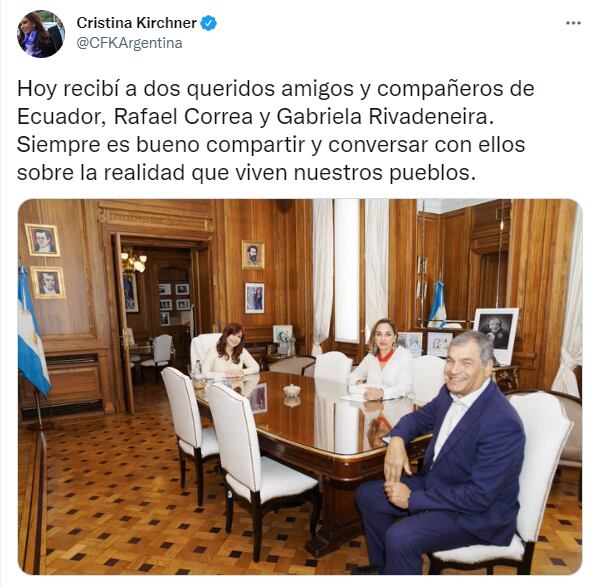 Twitter Cristina Kirchner