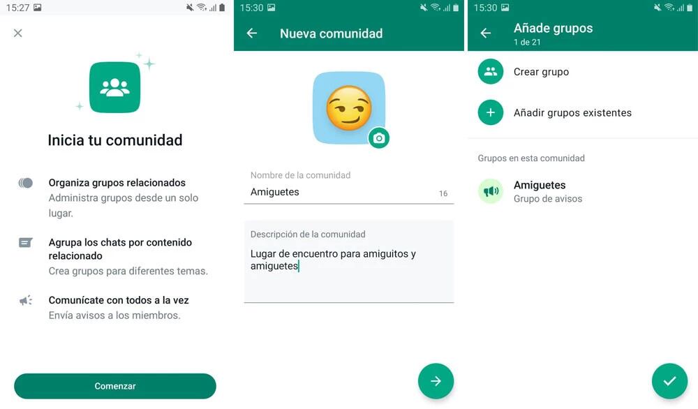 Para esto sirven las comunidades de WhatsApp.