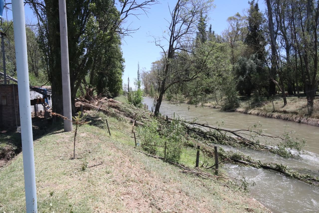 Así trabajó Irrigación para evitar desbordes tras la tormenta en el Sur