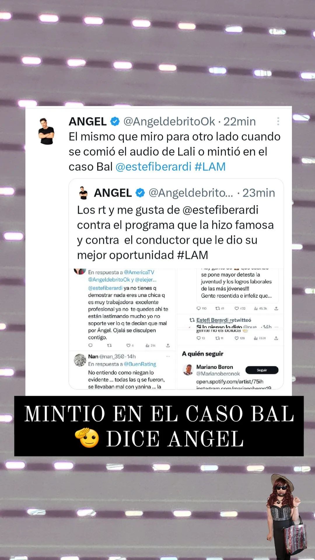 Yanina Latorre y Ángel de Brito pusieron en su lugar a Estefi Berardi