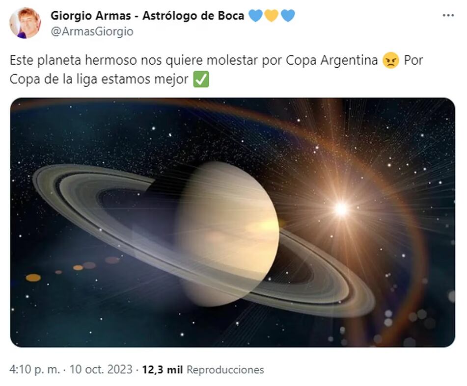 La predicción de Giorgio Armas para el Boca vs Talleres