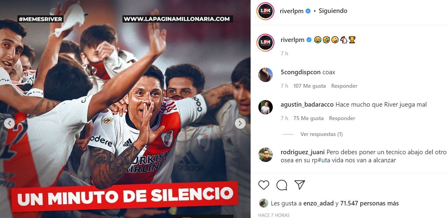 Los mejores memes de River campeón.