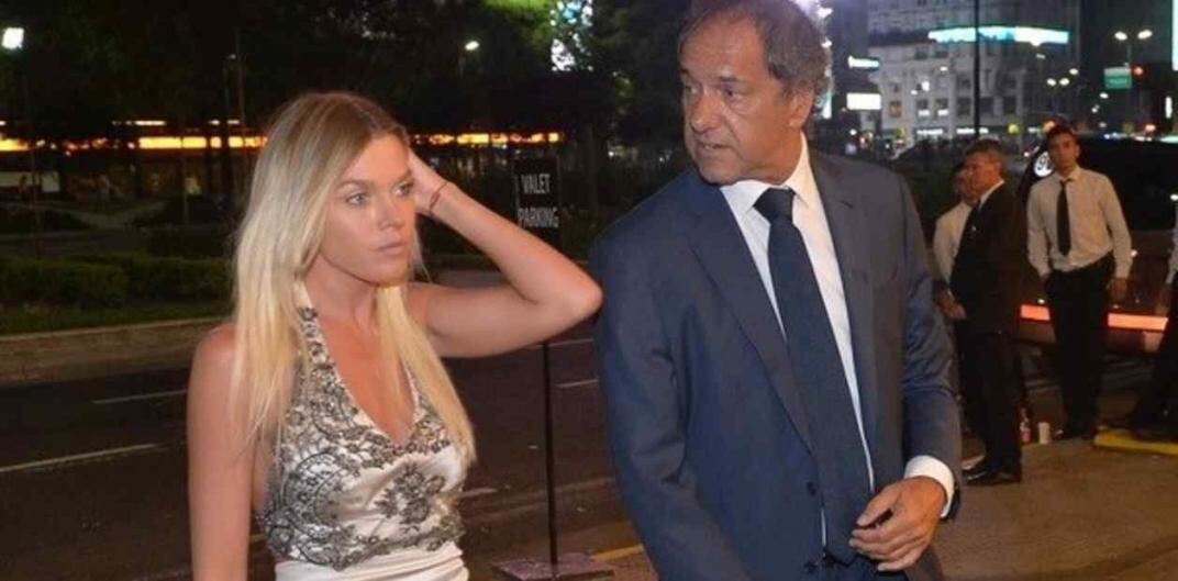 Gisela Berger junto a Daniel Scioli  (La Voz/Archivo).