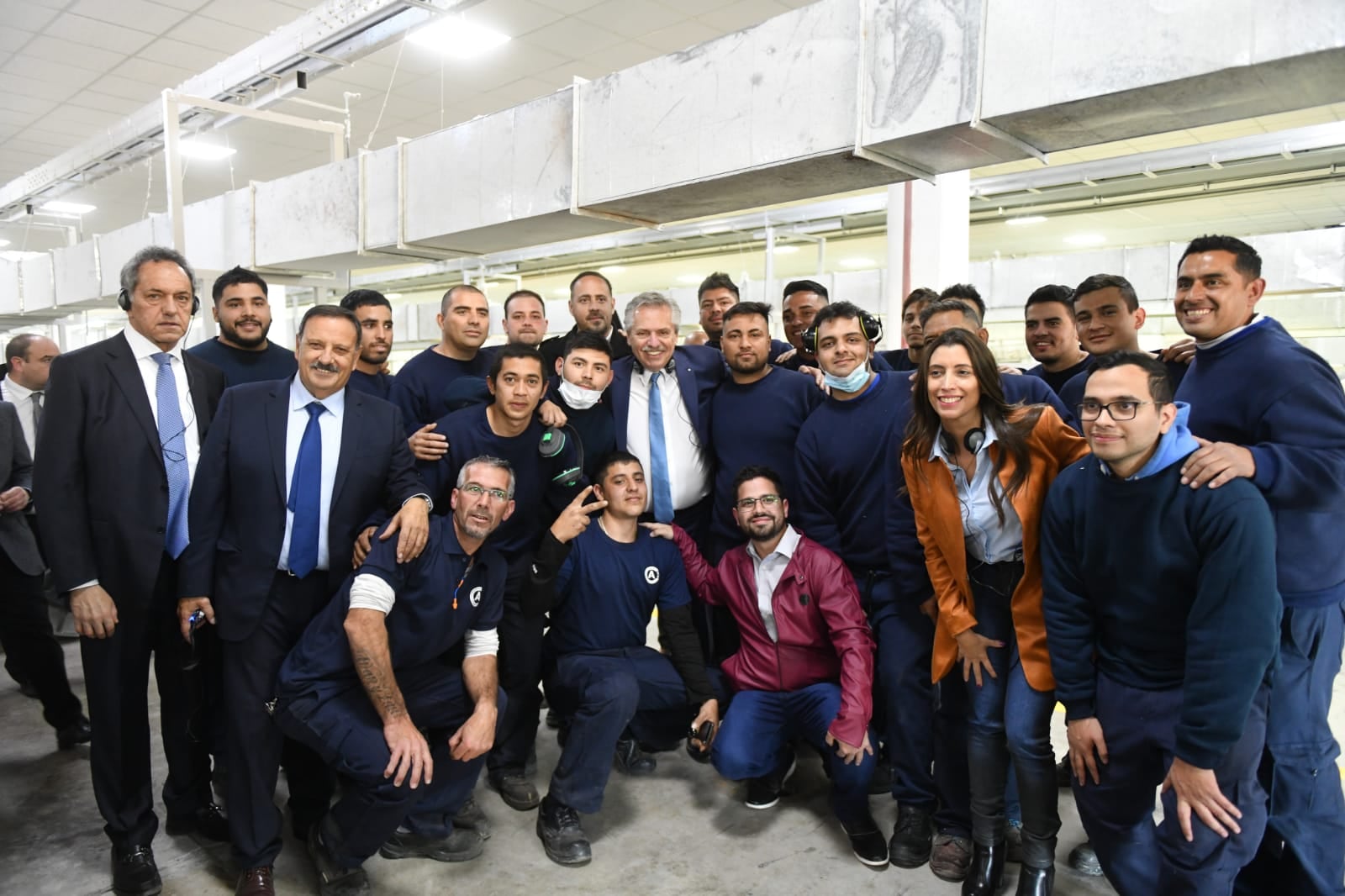 El presidente Alberto Fernández habló en La Rioja durante la inauguración de una planta textil modelo.