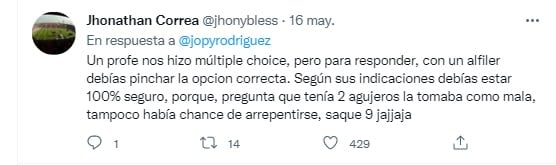 Una profesora de lengua contó en Twitter que les tomó exámenes a sus alumnos y les puso a todos que tenían un tema diferente, pero la evaluación era la misma y los alumnos se la creyeron.