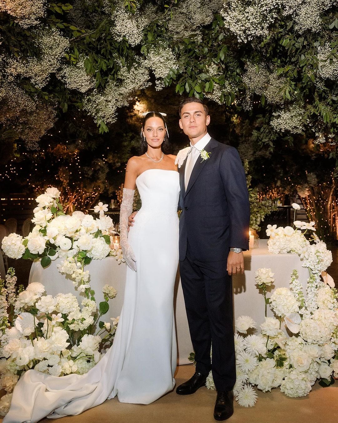 El casamiento de Oriana Sabatini y Paulo Dybala. Gentileza Instagram.