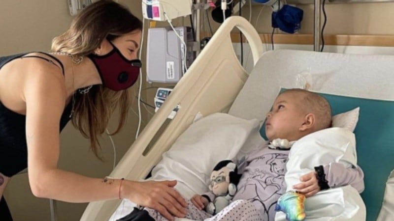 La cantante mostró el avance de Martu, la niña a la que visitó en el hospital hace unos años.