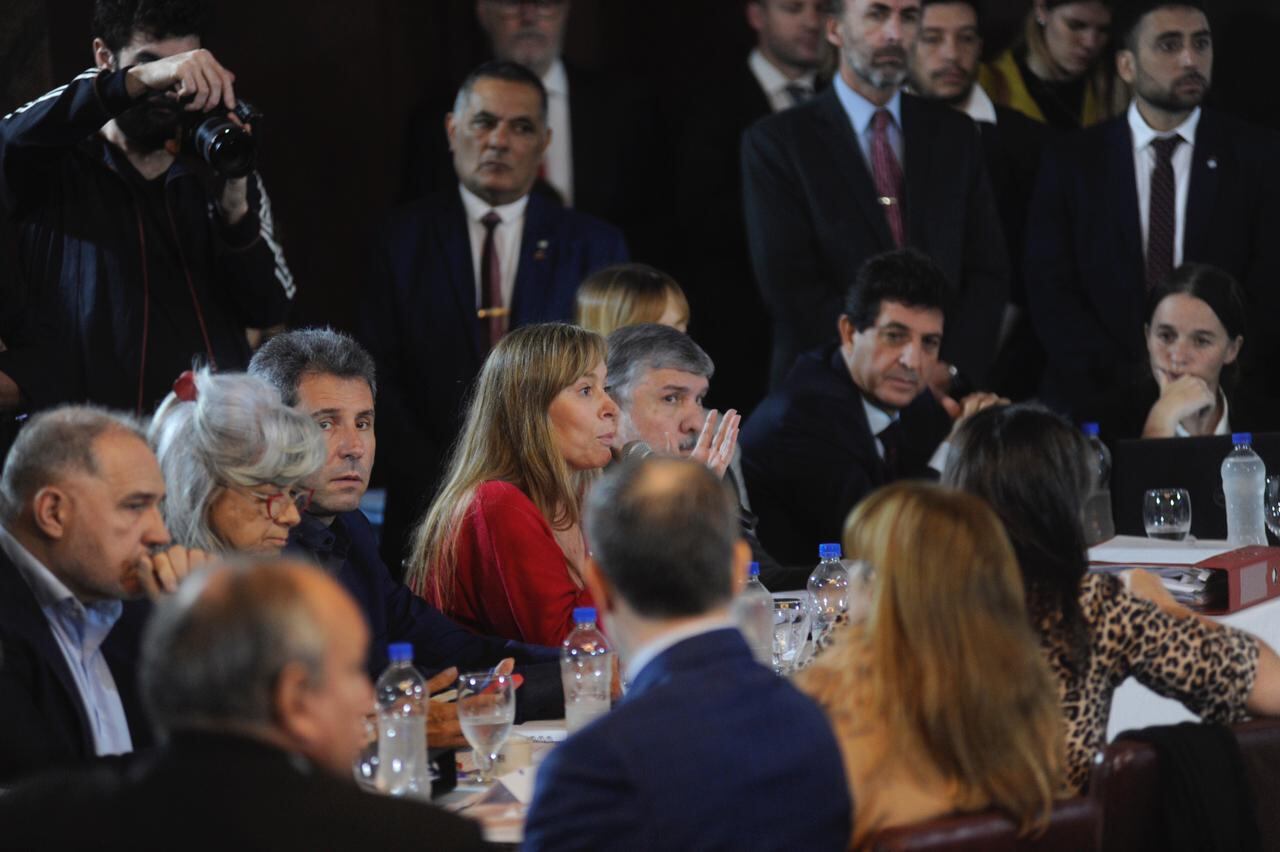 Senadores de Unión por la Patria rechazaron la "ley bases" (Foto: Federico López Claro)