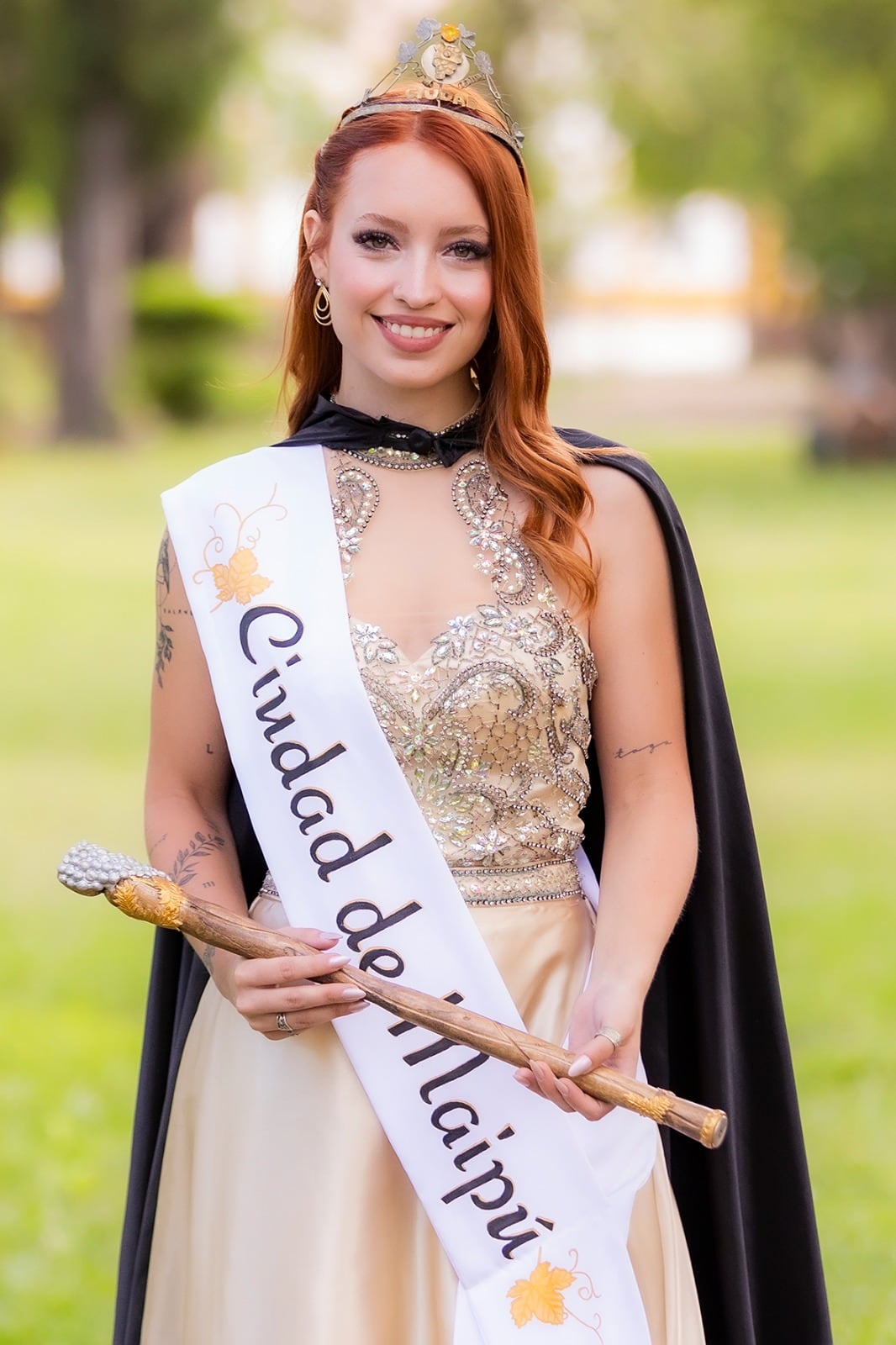 Leila Bizzotto, reina del distrito de Ciudad de Maipú