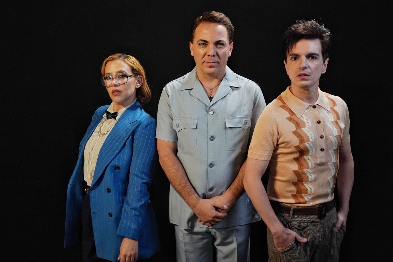 Hotel Miranda.  Miranda y Cristian Castro.  (Gentileza Sony Music)