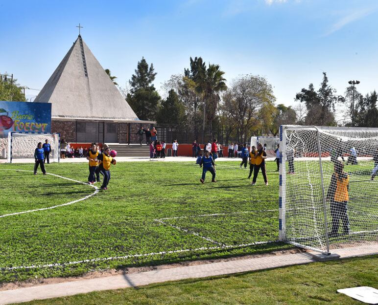 La cancha del FOECYT