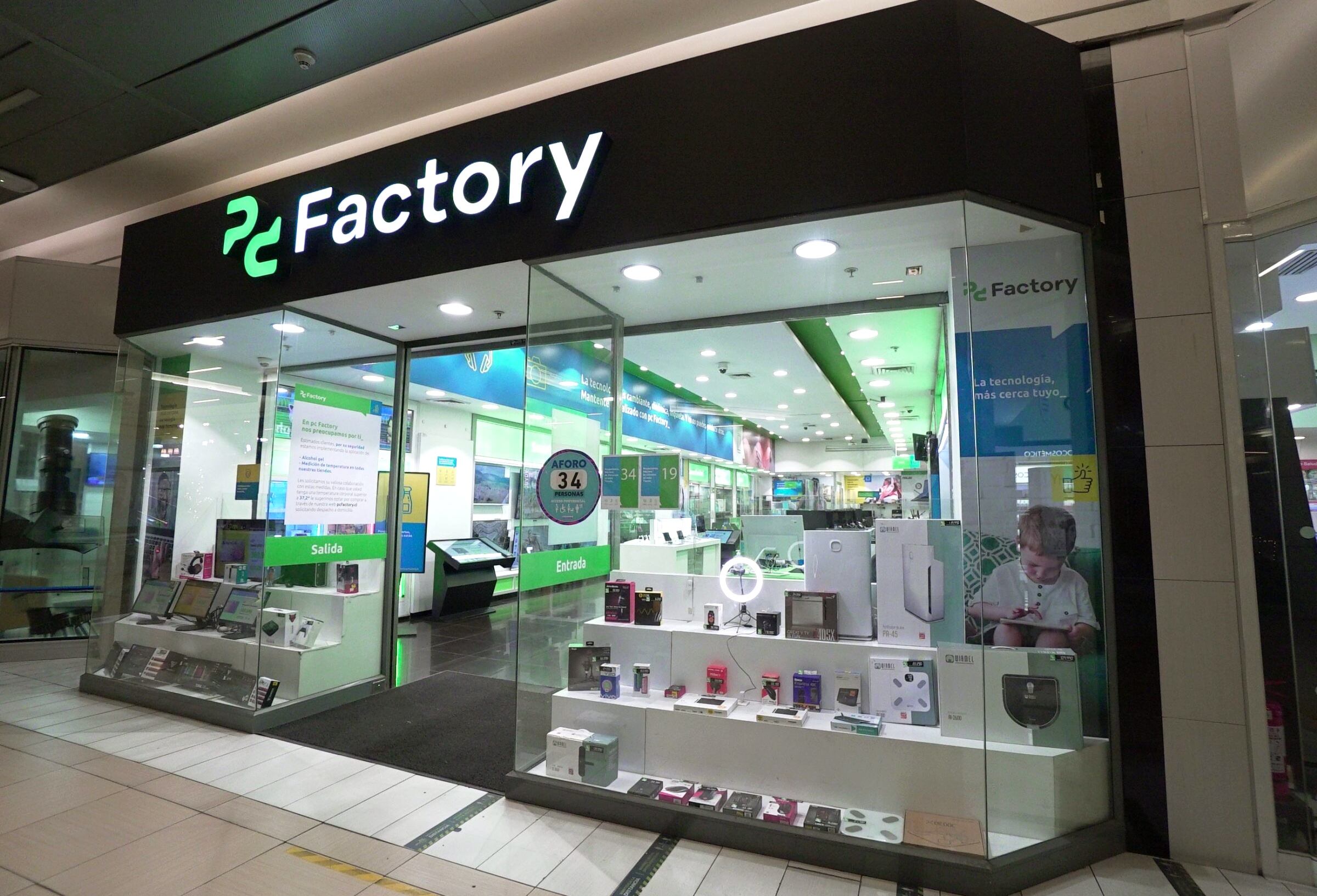 PC Factory es una cadena de tiendas de productos electrónicos muy popular en Chile.