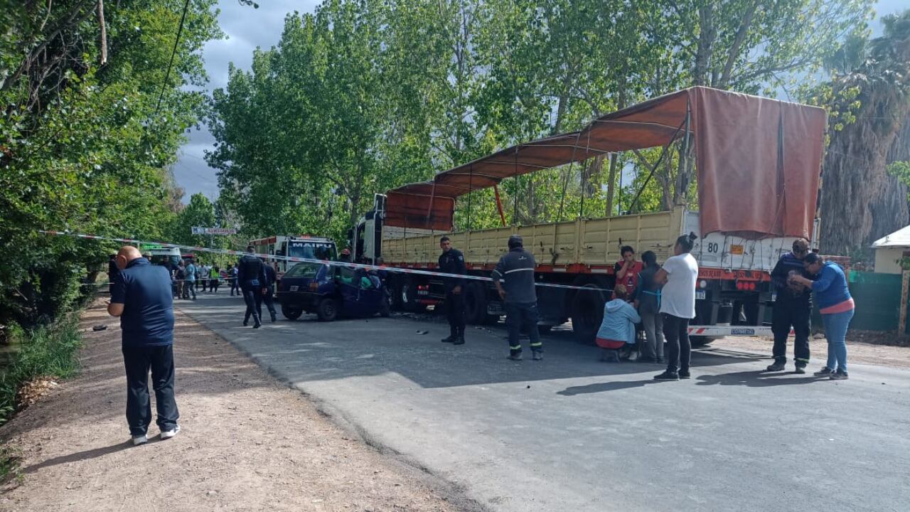 Choque en Maipú - Fuentes policiales