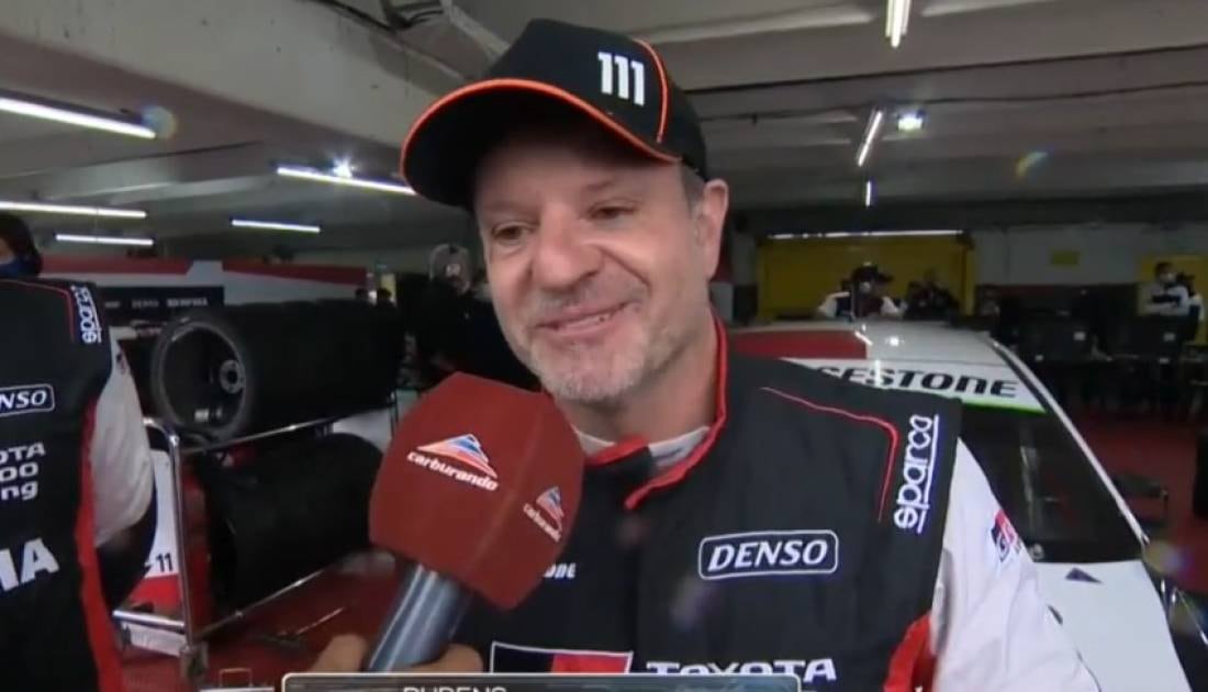 Rubens Barrichello feliz de haber corrido en el Súper TC2000