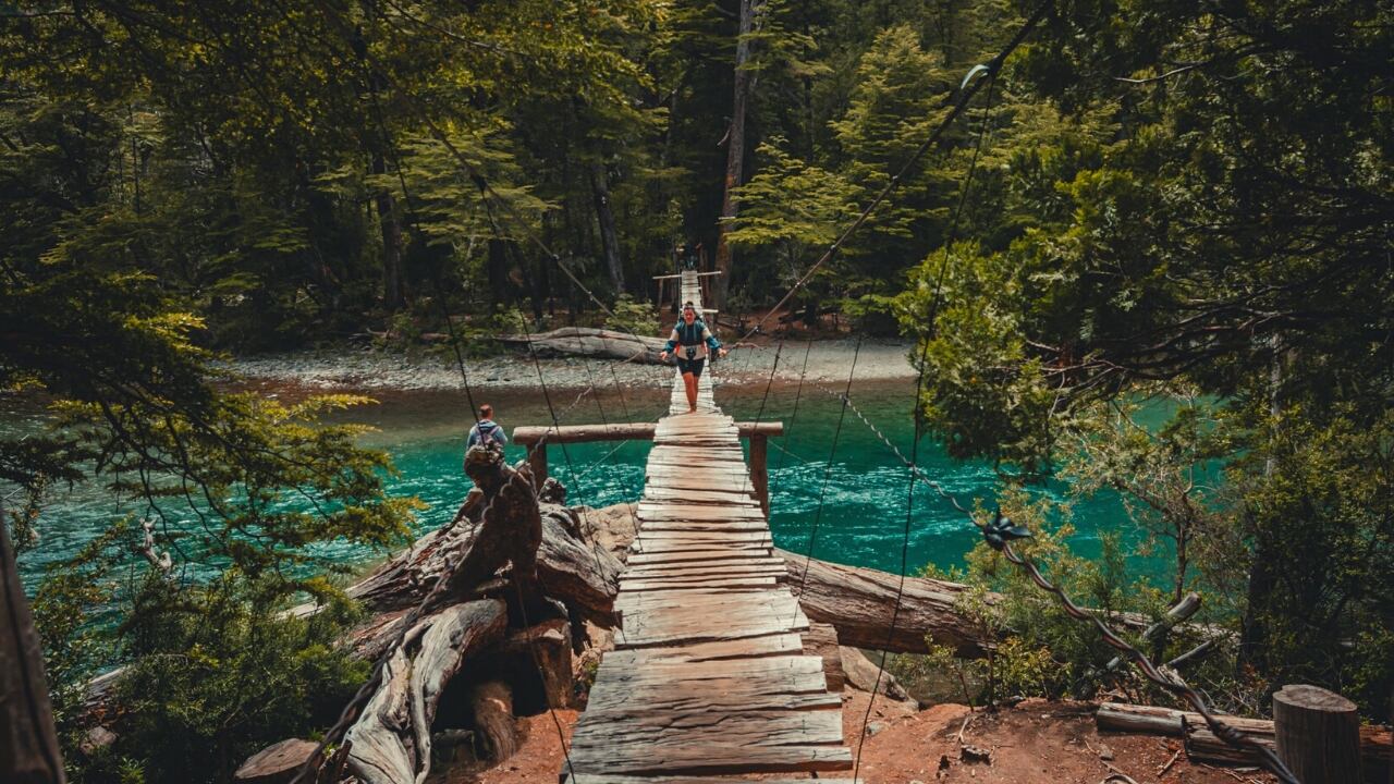 Cajón Azul en El Bolsón.