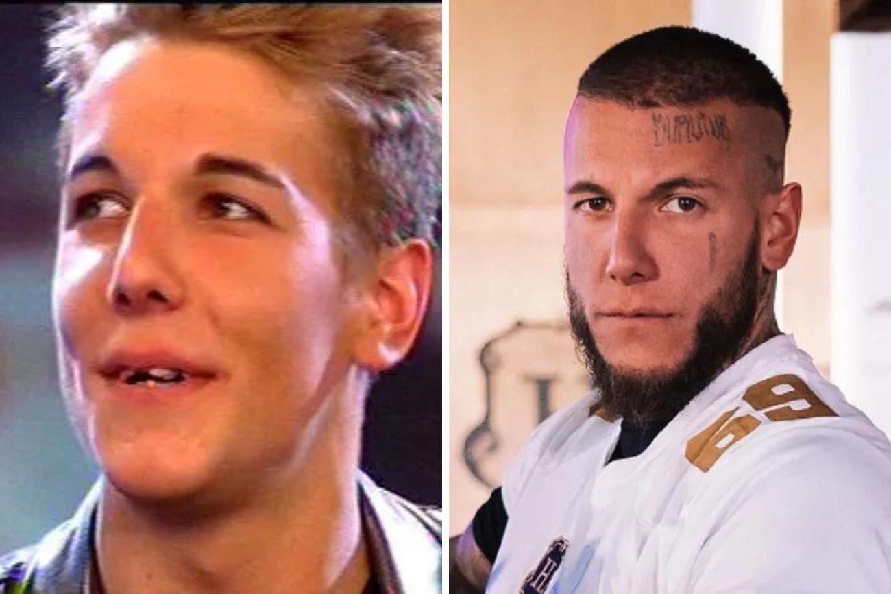 El antes y el después de Alex Caniggia.