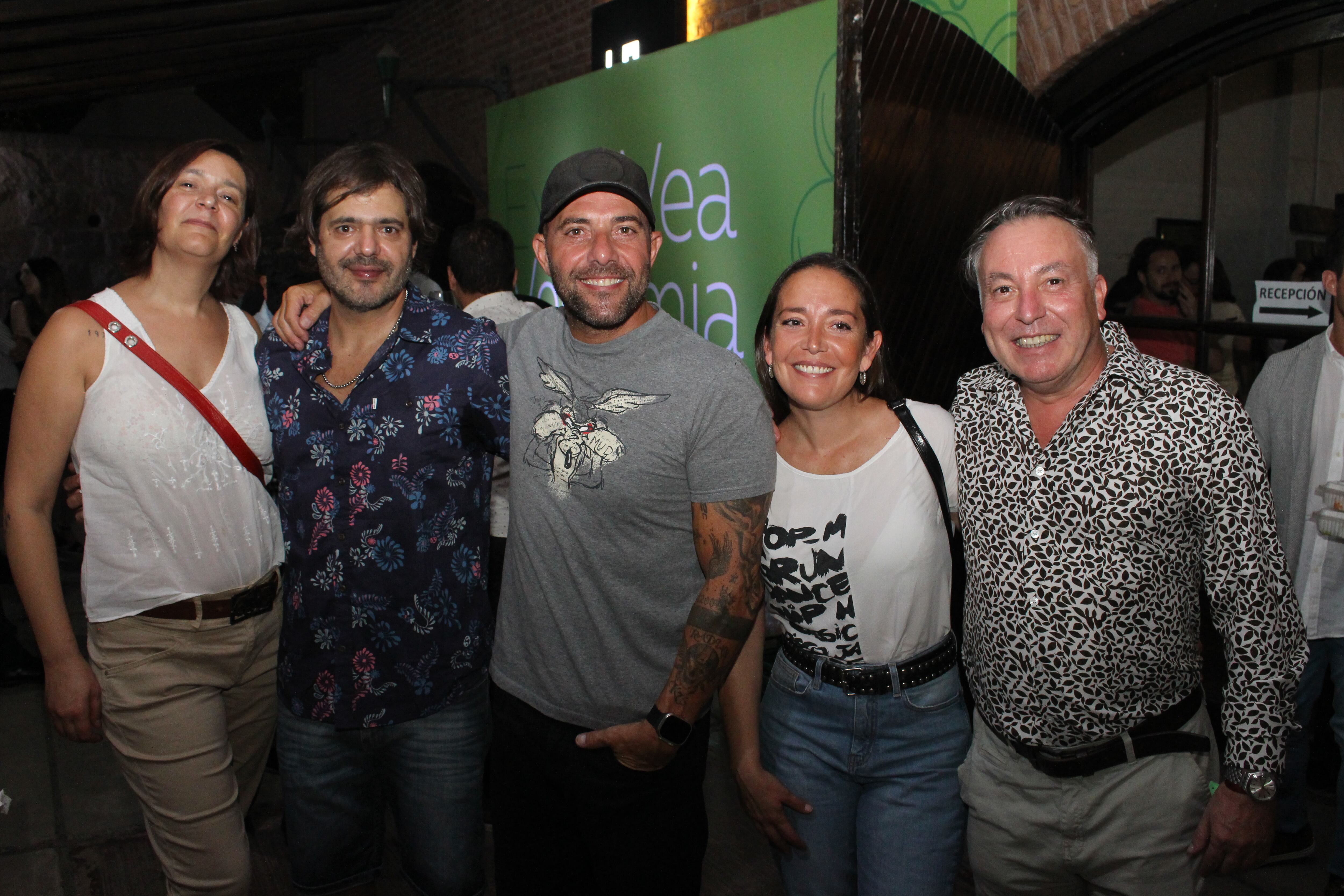 Natalia Santander, José Ruffa, Ariel Leonardi, Mariela Roger y Marcelo Montenegro.