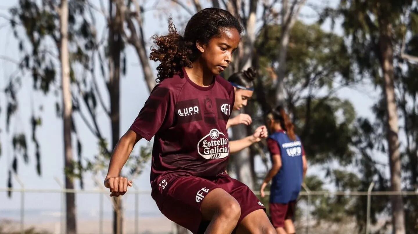 Esther Martins en pleno entrenamiento. Foto: Prensa Ferroviaria