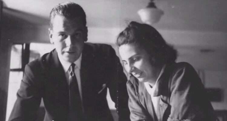 Amancio Williams y Delfina Gálvez.