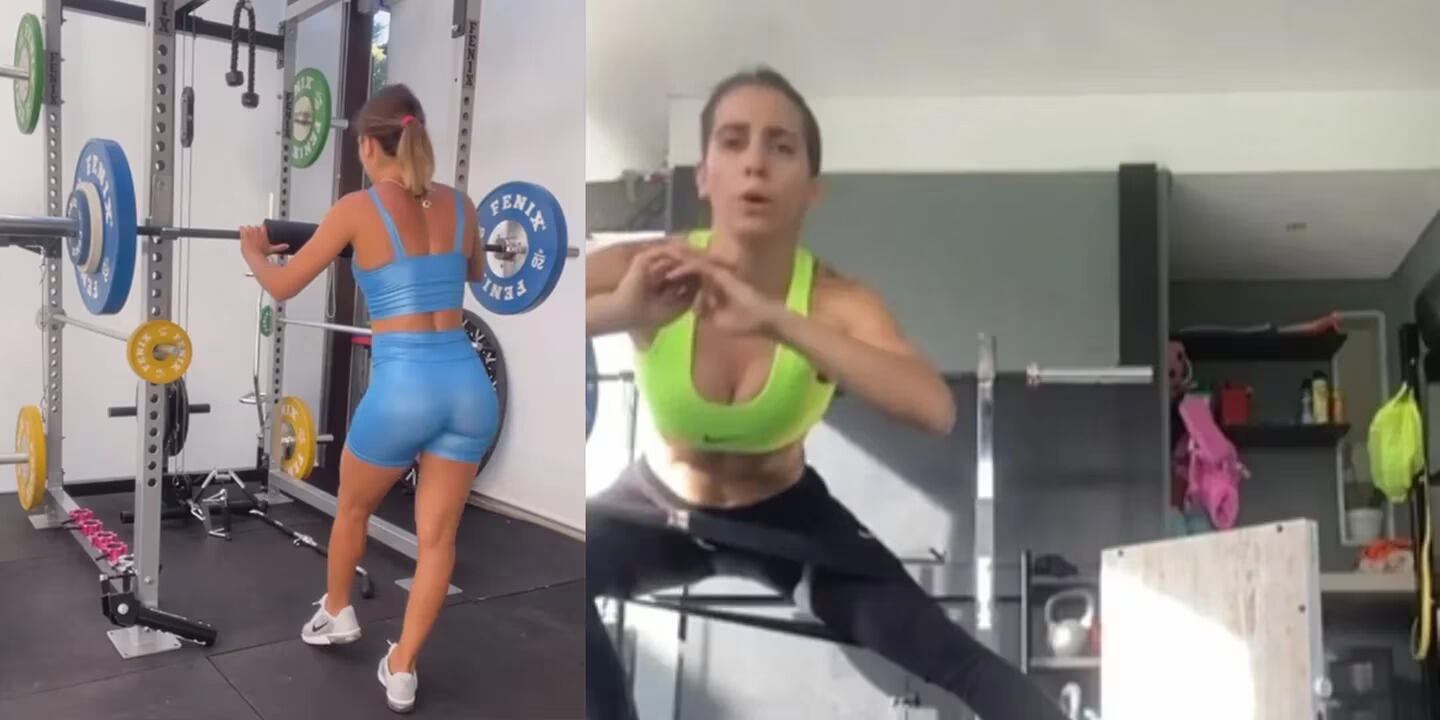 Así es el gimnasio de su casa.