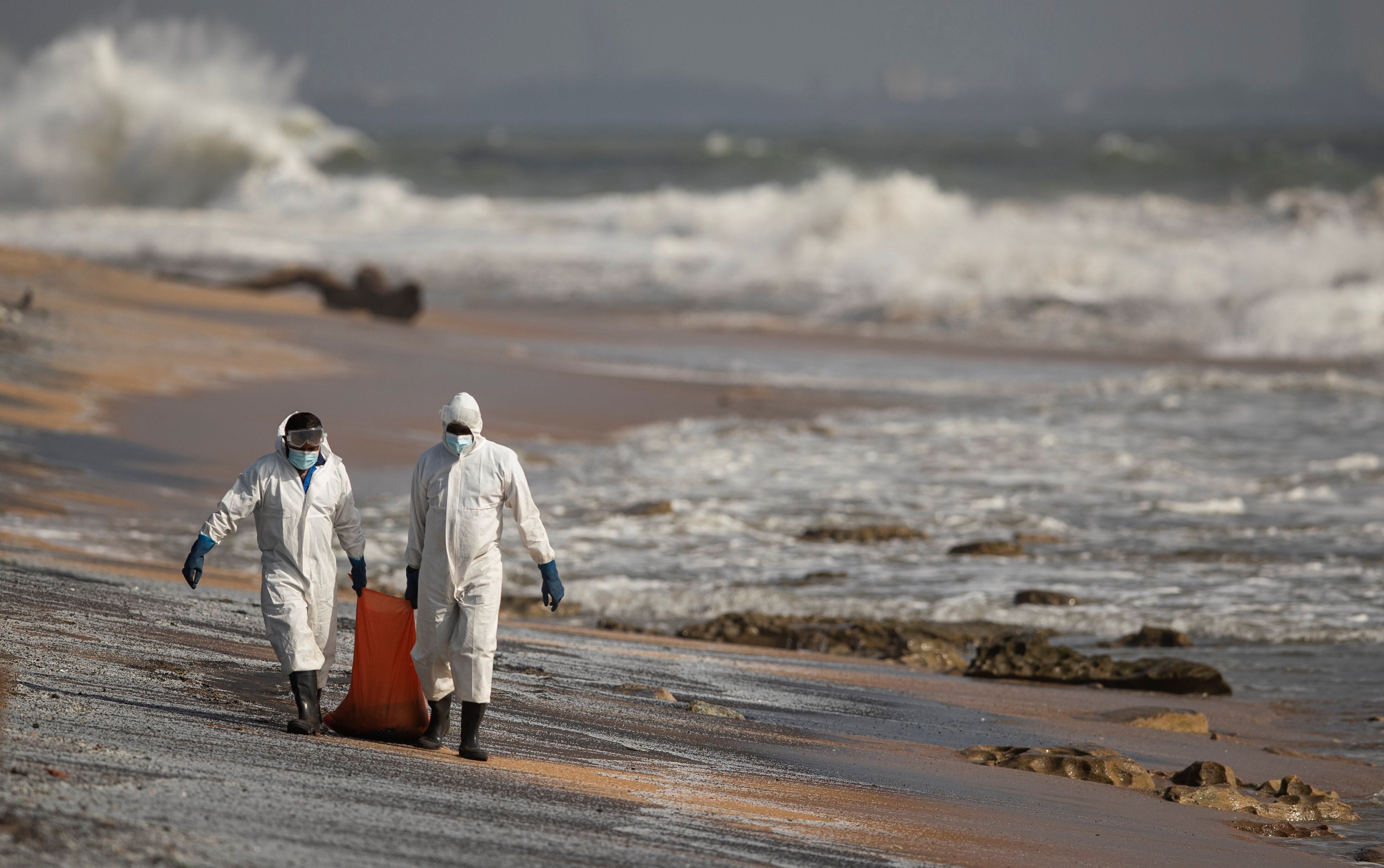 Playas contaminadas en Sri Lanka - AP