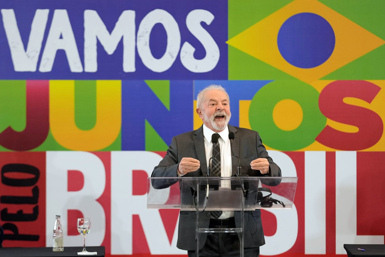 Luiz Inacio Lula da Silva asume su tercer período como presidente de Brasil el primer día de 2023.  (AP)