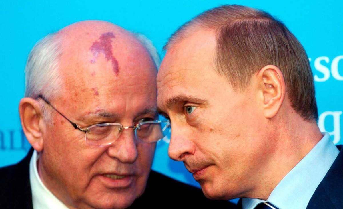 Putin y Gorbachov