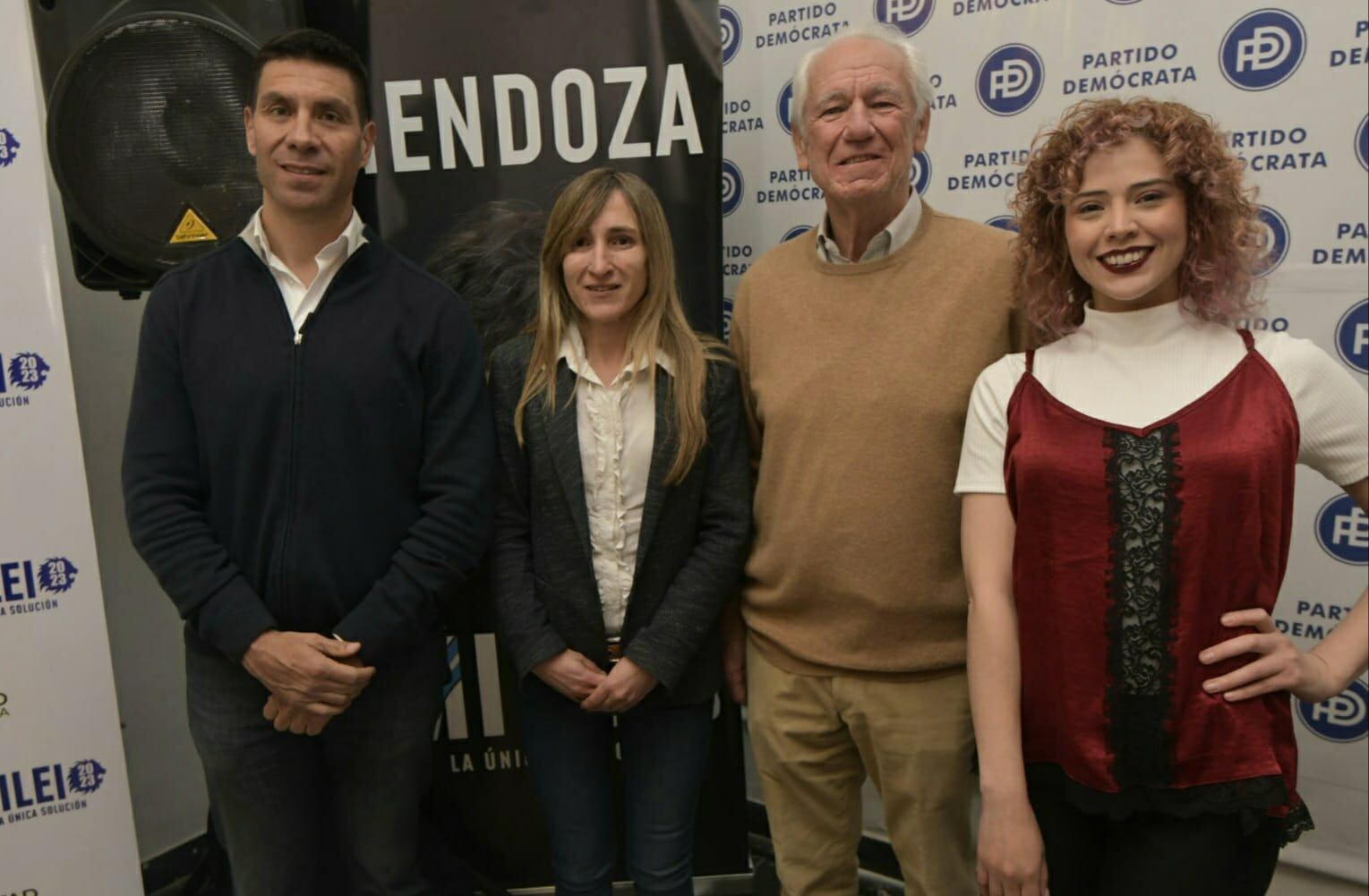 Los aliados locales del libertario se mostraron felices por los resultados que el economista obtuvo en nuestra provincia. Fotos Orlando Pelichotti.