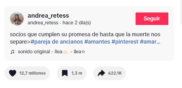 El mensaje de la tiktoker que compartió las imágenes