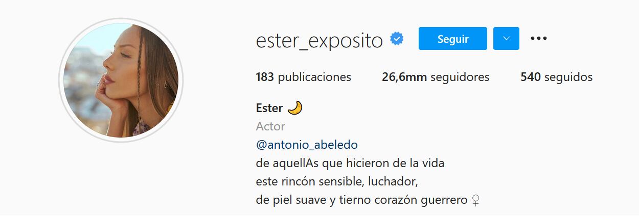 En su descripción de Instagram, la actriz escribió una frase donde remarca la letra A. ¿Coincidencia?