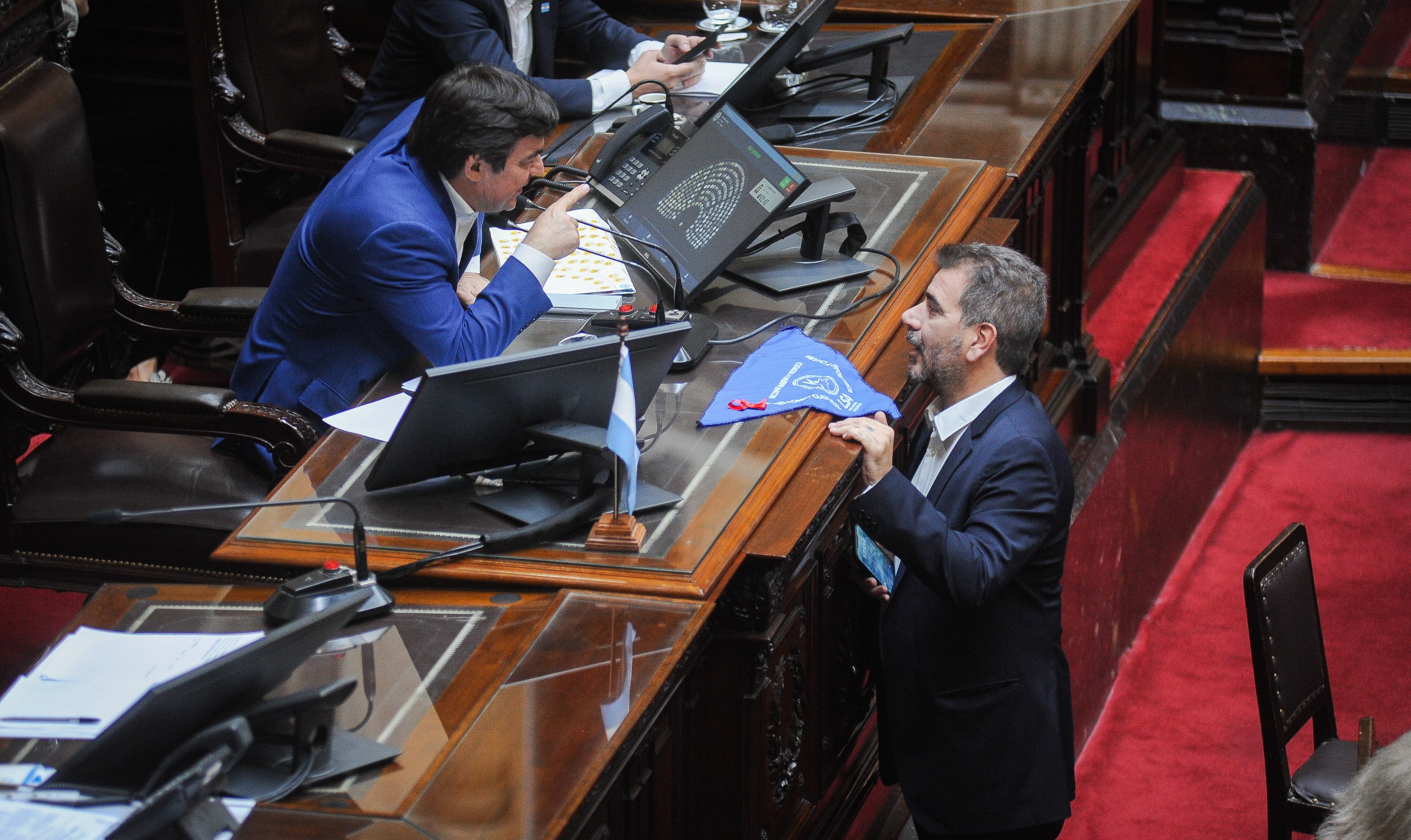 Omar De Marchi 
Cristian Ritondo
Cámara de DIPUTADOS Foto Federico Lopez Claro