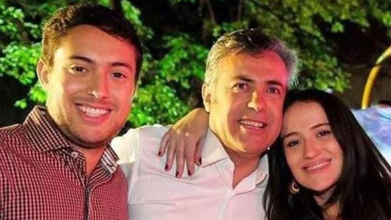 Cornejo padre. Ya treinteañeros, Lautaro es comerciante y Constanza veterinaria