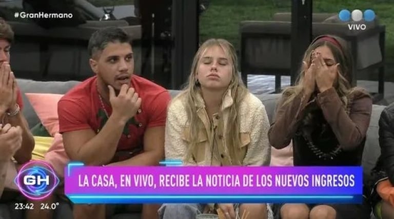 Así fue la reacción de los participantes de Gran Hermano al enterarse del repechaje