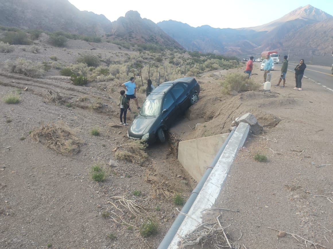 Despiste en Ruta 7. Gentileza Gendarmería Nacional.