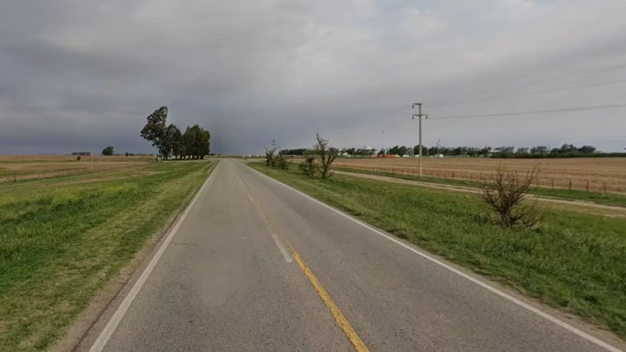 Ruta Nacional 8, a pocos kilómetros de la ciudad de Río Cuarto.