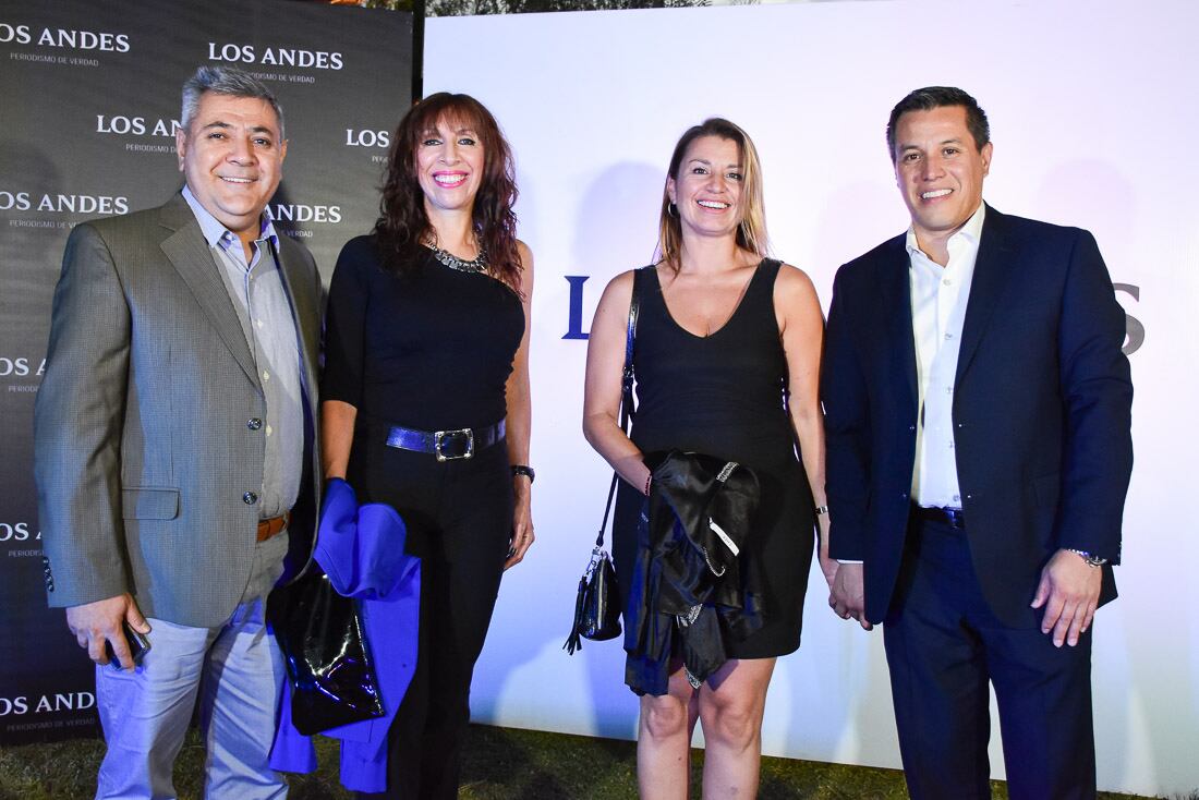 Aniversario 138 años de Diario Los Andes.
Ariel Ortiz, Graciela Aliana, David Sáez y Silvina Matilla