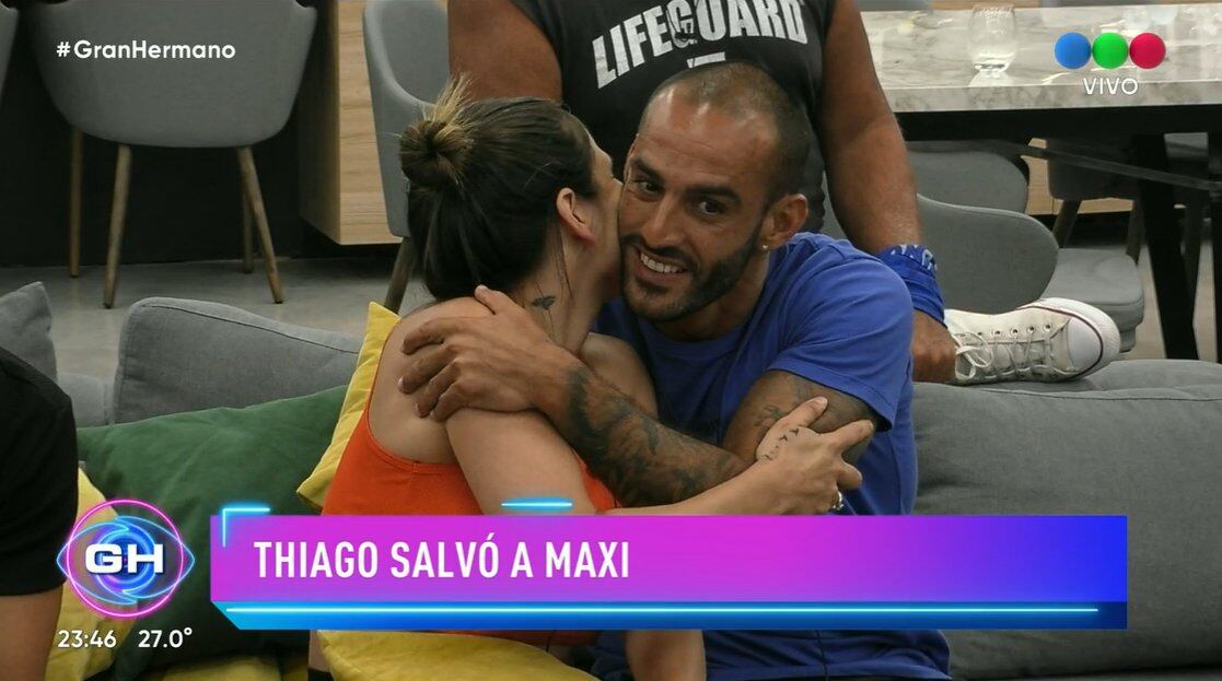 Thiago salvó a Maxi en su primera nominación