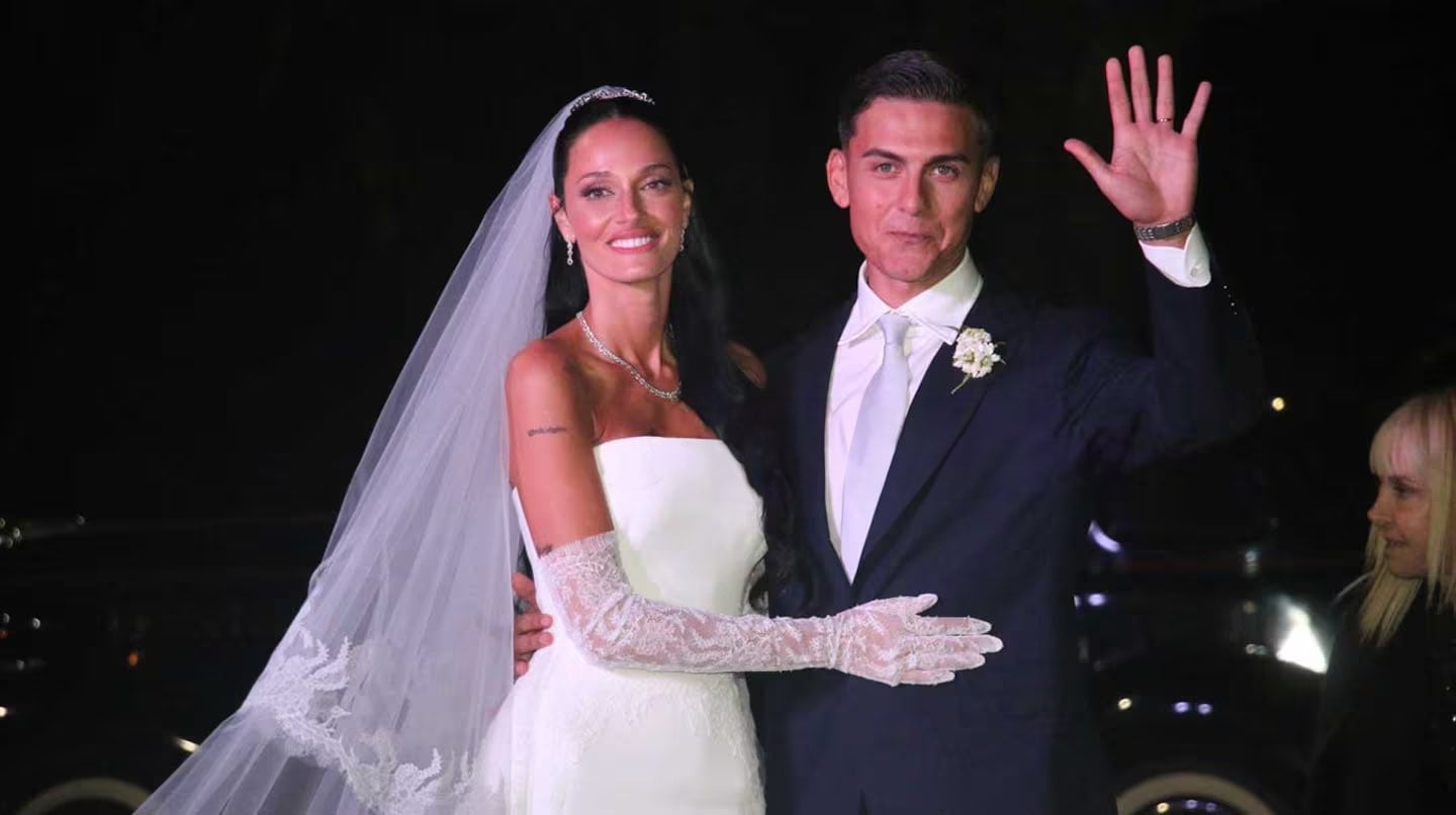 Las mejores imágenes del casamiento de Dybala y Sabatini