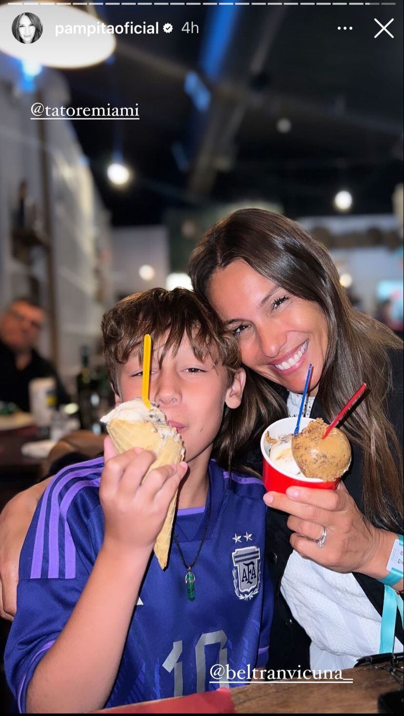 Beltrán, el tercer hijo de Pampita y Benjamín Vicuña. Gentileza Instagram.