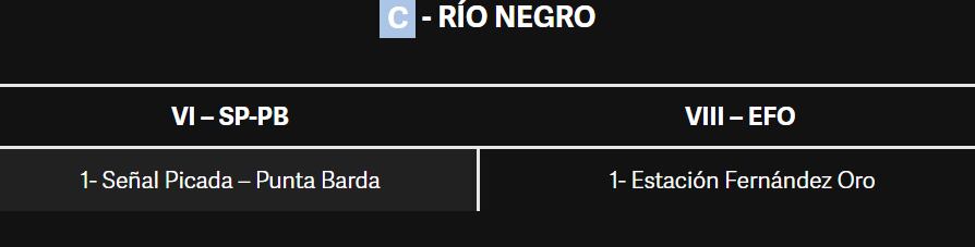 Campos en venta por YPF en Río Negro. Captura: Clarín