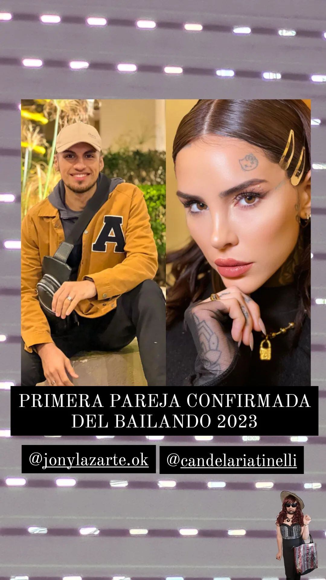 Cande Tinelli bailará con Jony Lazarte en ShowMatch (@lacritiok)