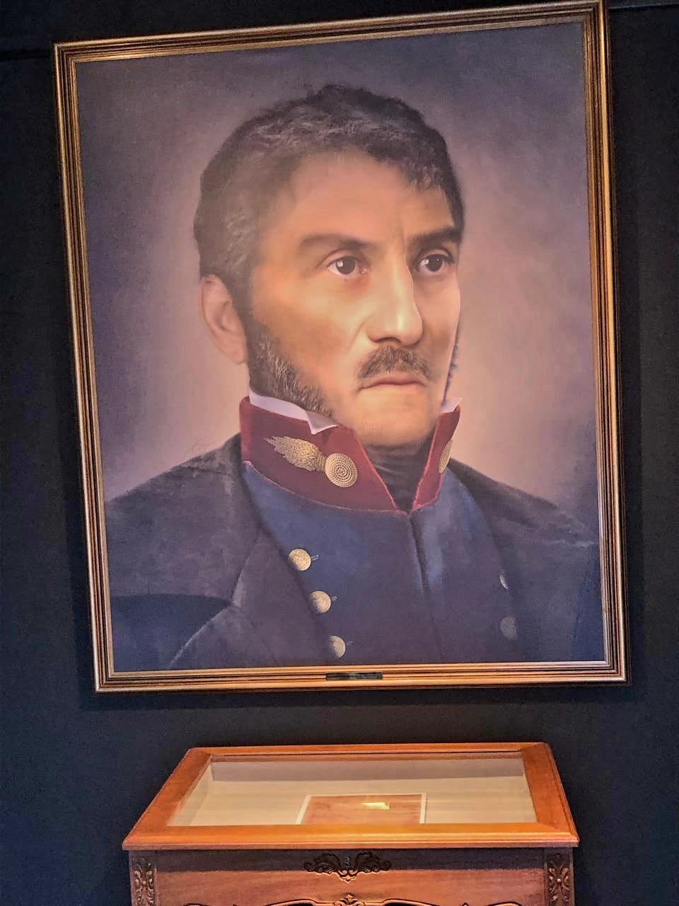 Retrato de San Martín y exposición del bando sanmartiniano en el CICA.

 