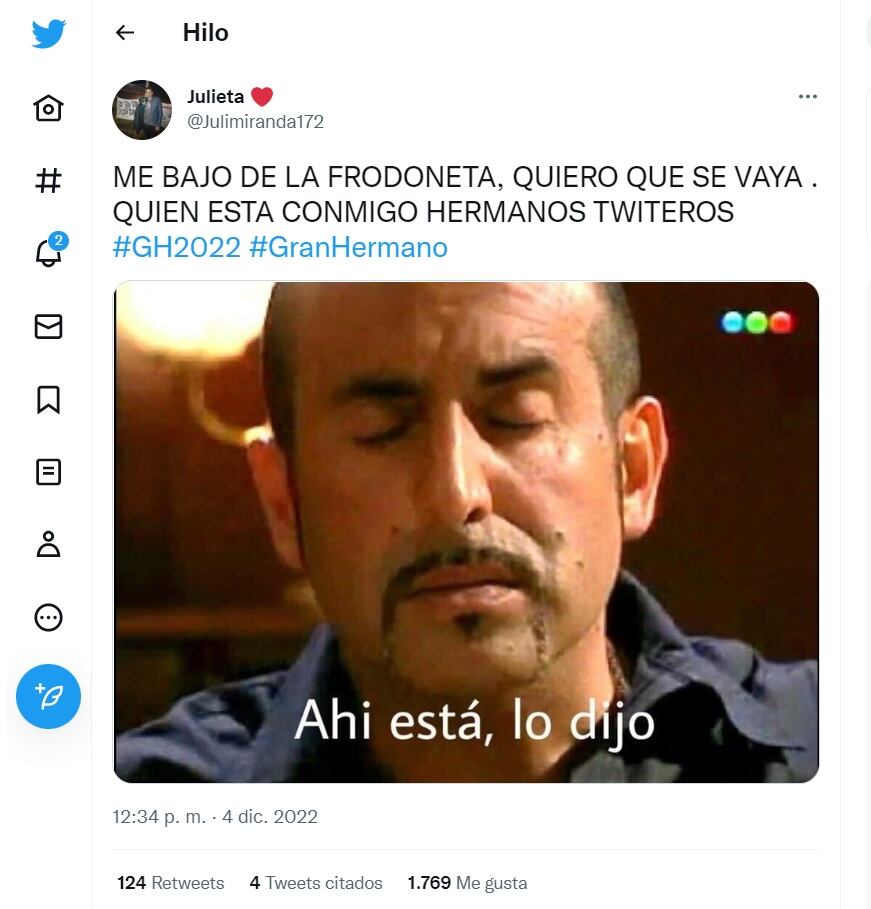 Las redes estallaron conta Agustín de Gran Hermano.